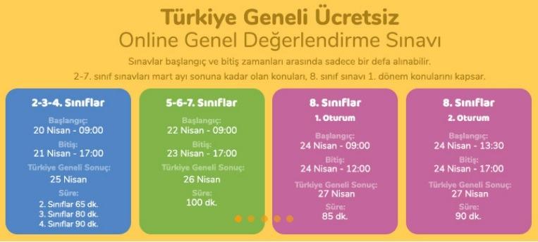 Okulistik Türkiye Geneli Online Ücretsiz Deneme Sınavı Başvuru ve Giriş (2-3-4-5-6-7-8. Sınıf)