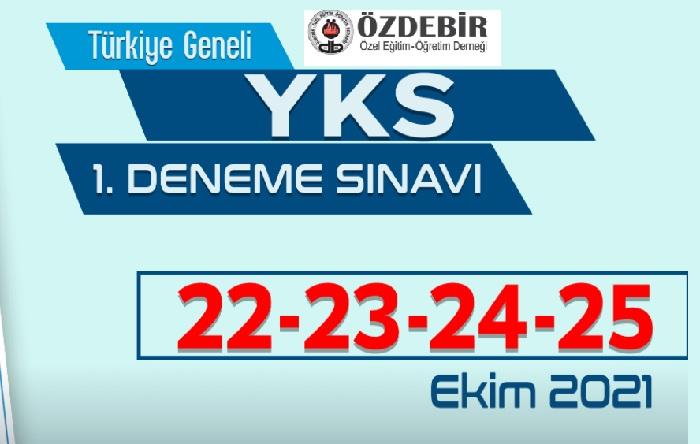 2021 Özdebir Türkiye Geneli Deneme-1 (22-23-24-25 Ekim)