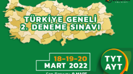 2022 Endemik Türkiye Geneli TYT-AYT Deneme Sınavı-2 Cevapları