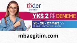 2022 Töder Türkiye Geneli TYT-AYT Deneme Sınavı-2