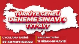 2022 3D Yayınları Türkiye Geneli TYT-AYT Deneme Sınavı-4