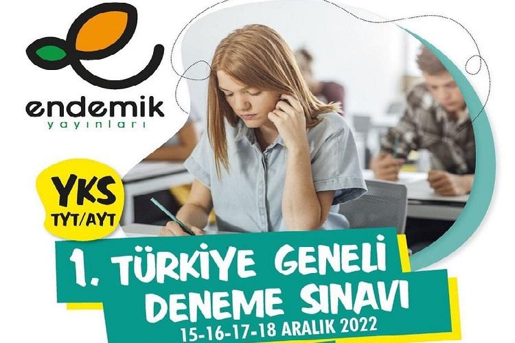 Endemik Türkiye Geneli TYT AYT Deneme PDF Cevap Anahtarı 2023