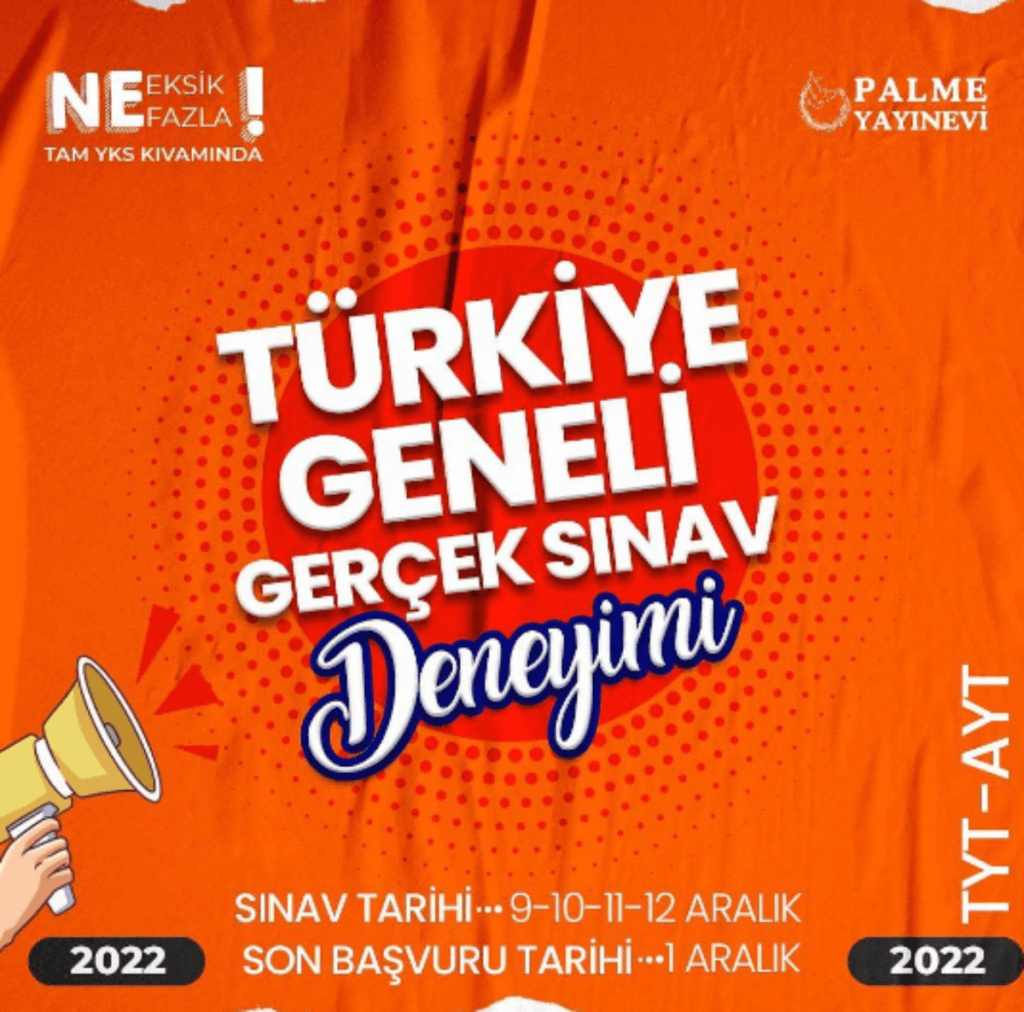 2024 Palme Türkiye Geneli TYT AYT Deneme Sınavı Cevapları