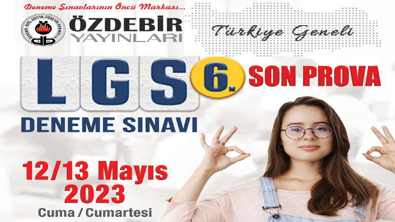 2023 Özdebir LGS-6 Son Prova Türkiye Geneli Cevap Anahtarı
